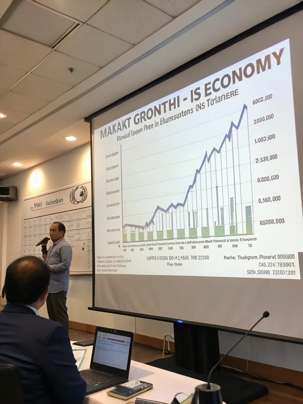 A graph showing steady financial growth in the South African market, symbolizing successful financial planning and investment.